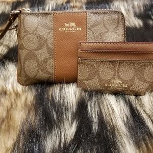 COACH Wrislet and Credit Card Holder Combo